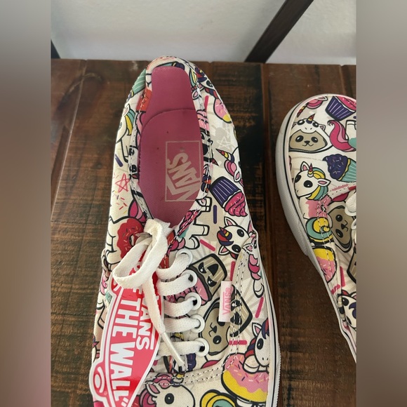 Vans Unicorn Cupcake And Donut Sneakers Women Size 8.5 RARE BRAND NEW - Picture 7 of 12